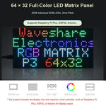 Pannello matrice LED RGB 64x32 pixel passo 3mm luminosità regolab