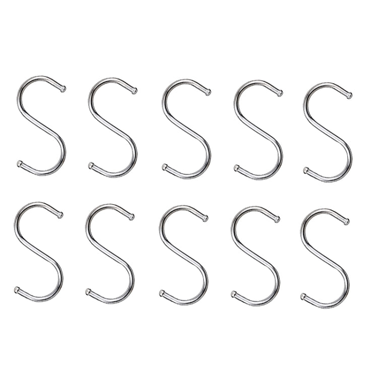 Ganci multifunzionali in acciaio inossidabile Gancio a forma di S in metallo, Large, Medium, Small