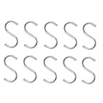 Ganci multifunzionali in acciaio inossidabile Gancio a forma di S in metallo, Large, Medium, Small