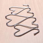 Ganci multifunzionali in acciaio inossidabile Gancio a forma di S in metallo, Large, Medium, Small