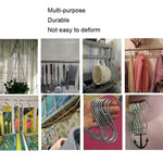 Ganci multifunzionali in acciaio inossidabile Gancio a forma di S in metallo, Large, Medium, Small