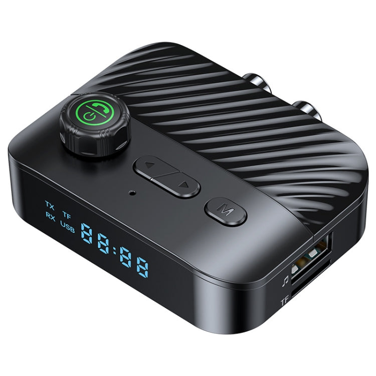 Display digitale Bluetooth 5.3 Ricevitore audio Trasmettitore Supporto USB / TF Card Lettore MP3, C68