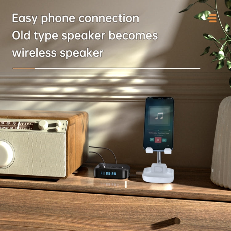 Display digitale Bluetooth 5.3 Ricevitore audio Trasmettitore Supporto USB / TF Card Lettore MP3, C68