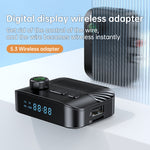 Display digitale Bluetooth 5.3 Ricevitore audio Trasmettitore Supporto USB / TF Card Lettore MP3, C68