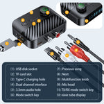 Display digitale Bluetooth 5.3 Ricevitore audio Trasmettitore Supporto USB / TF Card Lettore MP3, C68