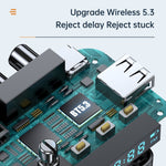 Display digitale Bluetooth 5.3 Ricevitore audio Trasmettitore Supporto USB / TF Card Lettore MP3, C68