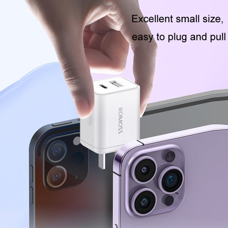 Caricabatterie rapido ROMOSS PD20W per Apple e Xiaomi