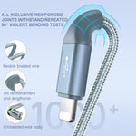Cavo 3 in 1 ROMOSS 3.5A 8 Pin Micro USB Tipo C 1-1.5m