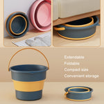 Secchio pieghevole in plastica 10 litri per esterni
