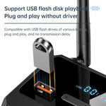 Ricevitore amplificatore audio Bluetooth 5.3 con USB MP3