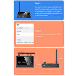 Ricevitore amplificatore audio Bluetooth 5.3 con USB MP3