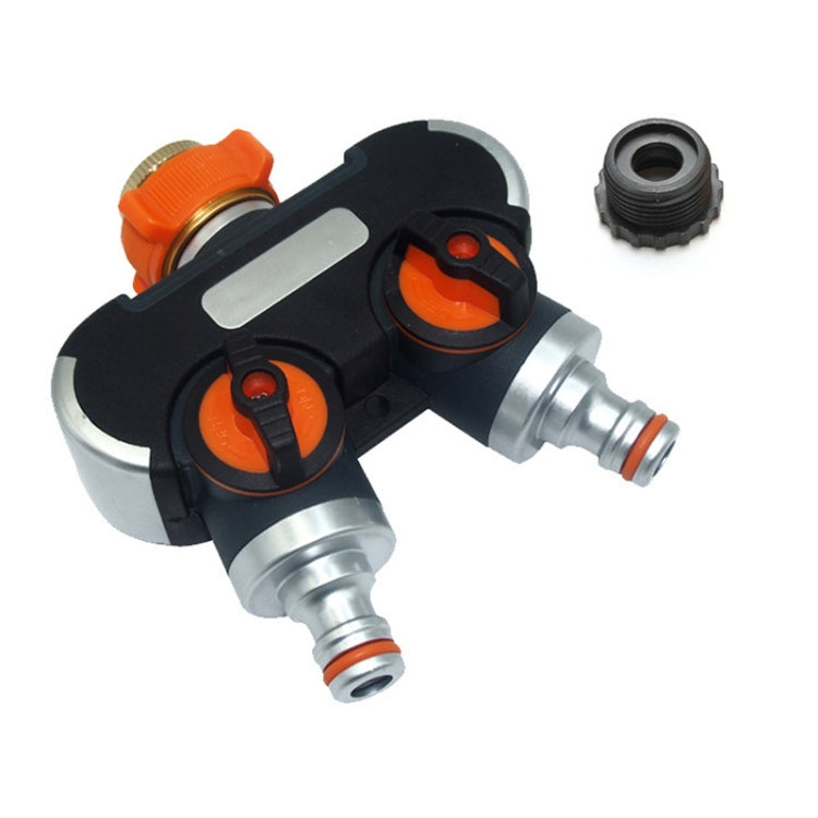 Irrigazione e irrigazione del giardino Un divisore d'acqua a due rubinetti, With Plastic Adapter, With Copper Adapter, With Thread European Connector, With Thread European Connector+Plastic Nipple Connector