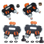 Irrigazione e irrigazione del giardino Un divisore d'acqua a due rubinetti, With Plastic Adapter, With Copper Adapter, With Thread European Connector, With Thread European Connector+Plastic Nipple Connector