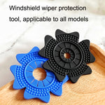4set Copertura protettiva foro tergicristallo universale per auto Copertura tergicristallo antipolvere antipolvere in PVC