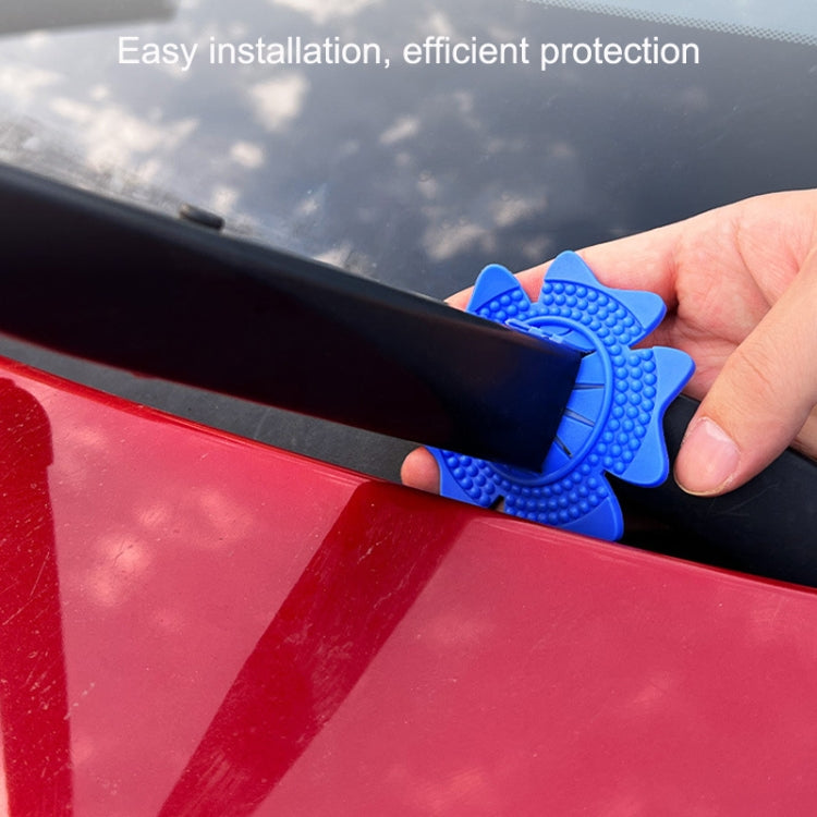 4set Copertura protettiva foro tergicristallo universale per auto Copertura tergicristallo antipolvere antipolvere in PVC