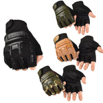 Equilibrio per equitazione all'aperto Pattinaggio Allenamento militare Guanti mezze dita per bambini, M, L
