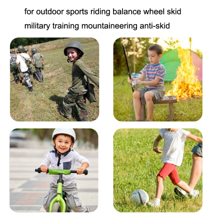 Equilibrio per equitazione all'aperto Pattinaggio Allenamento militare Guanti mezze dita per bambini, M, L