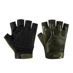 Guanti mezze dita protettivi in silicone antiscivolo per sport all'aria aperta, Free Code