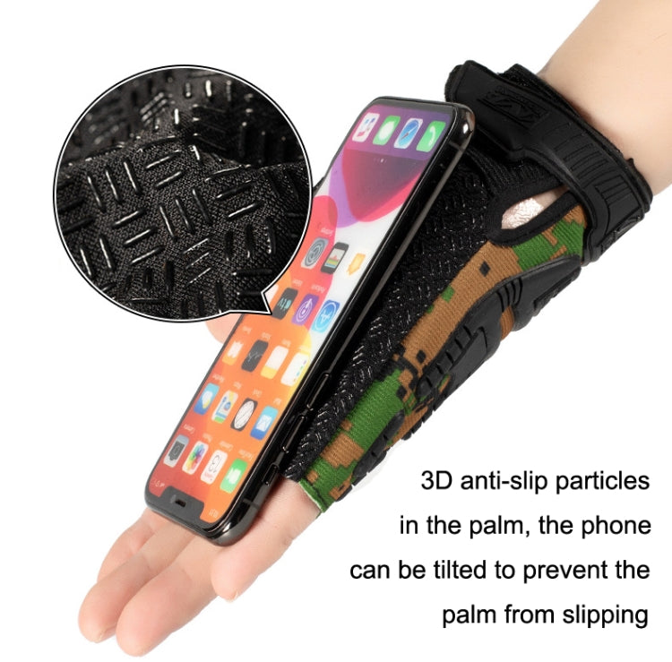 Guanti mezze dita protettivi in silicone antiscivolo per sport all'aria aperta, Free Code