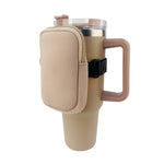 Tasche portaoggetti laterali per bicchieri d'acqua con cerniera adatta per bicchiere da 40 once, Single Pocket