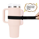 Tasche portaoggetti laterali per bicchieri d'acqua con cerniera adatta per bicchiere da 40 once, Single Pocket