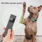 Tappo per abbaiare a distanza ricaricabile per addestratore di cani con shock elettrico impermeabile intelligente