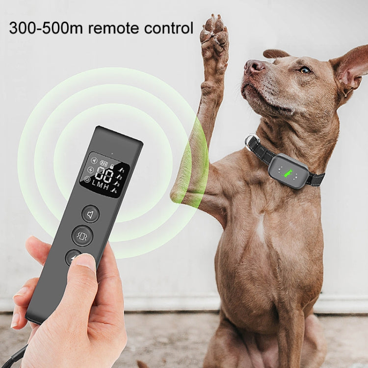 Tappo per abbaiare a distanza ricaricabile per addestratore di cani con shock elettrico impermeabile intelligente