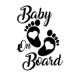Adesivo riflettente per auto antigraffio per bambino a bordo da 10 pezzi