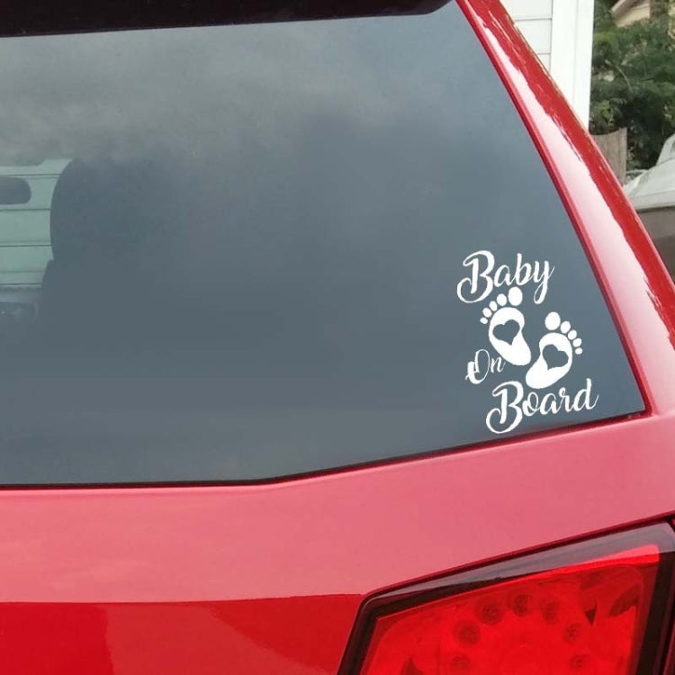 Adesivo riflettente per auto antigraffio per bambino a bordo da 10 pezzi