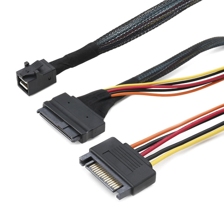 Cavo dati per disco rigido di alimentazione da Mini SAS 36P HD8643 a MINI SAS 8639+ 15P, 36P HD8643 To MINI SAS 8639+ 0.5m, 36P HD8643 To MINI SAS 8639+ 0.75m