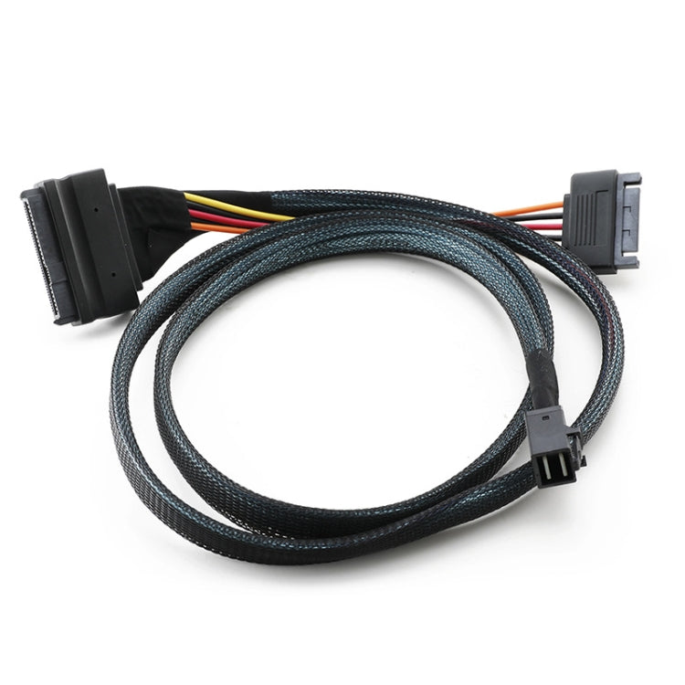 Cavo dati per disco rigido di alimentazione da Mini SAS 36P HD8643 a MINI SAS 8639+ 15P, 36P HD8643 To MINI SAS 8639+ 0.5m, 36P HD8643 To MINI SAS 8639+ 0.75m