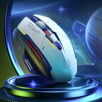 Mouse da gioco per ufficio con ricarica wireless Inphic M6P Mecha, F9 Mecha