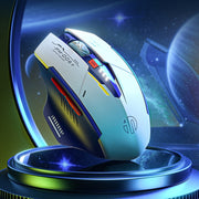 Mouse da gioco per ufficio con ricarica wireless Inphic M6P Mecha, F9 Mecha