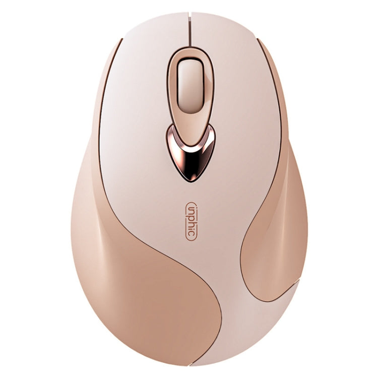 Mouse wireless Inphic M8 che ricarica il mouse USB 2.4G silenzioso per la casa e l'ufficio, M8 (Milk Tea), M8 (Purple)