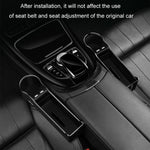 Caricatore USB multifunzionale per cellulare con scatola portaoggetti per seggiolino auto, Standard Black, Standard Red, Standard Beige, Standard Brown, QC3.0 Black, QC3.0 Red, QC3.0 Beige, QC3.0 Brown