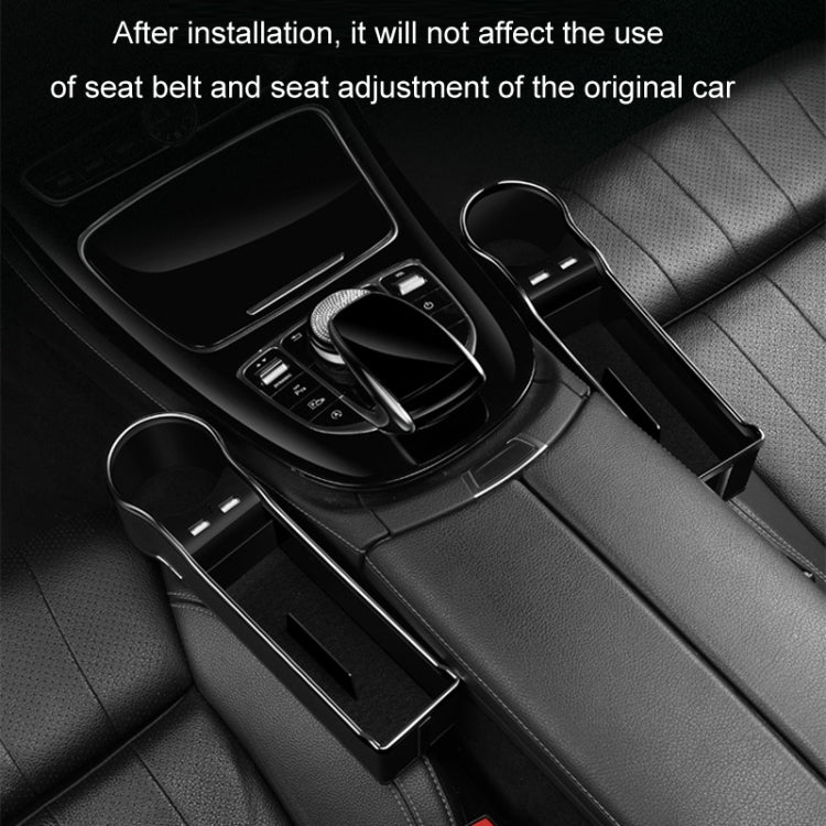 Caricatore USB multifunzionale per cellulare con scatola portaoggetti per seggiolino auto, Standard Black, Standard Red, Standard Beige, Standard Brown, QC3.0 Black, QC3.0 Red, QC3.0 Beige, QC3.0 Brown