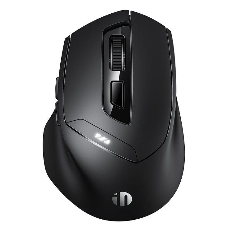 Inphic DR01 Bluetooth 3 modalità mouse wireless ricarica silenziosa gioco da ufficio computer portatile uso domestico, DR01 (Black)