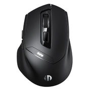 Inphic DR01 Bluetooth 3 modalità mouse wireless ricarica silenziosa gioco da ufficio computer portatile uso domestico, DR01 (Black)