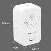 L'emittente vocale di ingresso del sensore di annuncio vocale di un piccolo corno può essere utilizzata come campanello, Rechargeable Square, Battery Square, Battery Round, Rechargeable Round