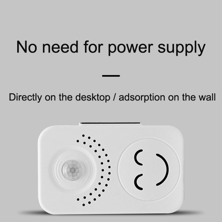 Emittente vocale con sensore e batteria ricaricabile