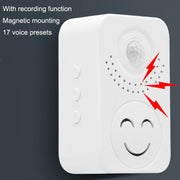 L'emittente vocale di ingresso del sensore di annuncio vocale di un piccolo corno può essere utilizzata come campanello, Rechargeable Square, Battery Square, Battery Round, Rechargeable Round