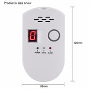 Allarme display digitale gasdotto combustibile, US Plug, EU Plug, UK Plug