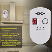 Allarme display digitale gasdotto combustibile, US Plug, EU Plug, UK Plug