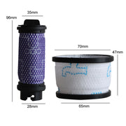 Per accessori per aspirapolvere INSE S600/S6P/S6 Cartuccia filtrante Filtro in cotone, Purple, White