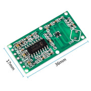 Modulo di rilevamento interruttore sensore corpo umano radar a microonde, Body Sensor Module