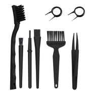 Set di pinzette con spazzola per la pulizia del computer antistatico. Tastiera spazzata, 8pcs/set