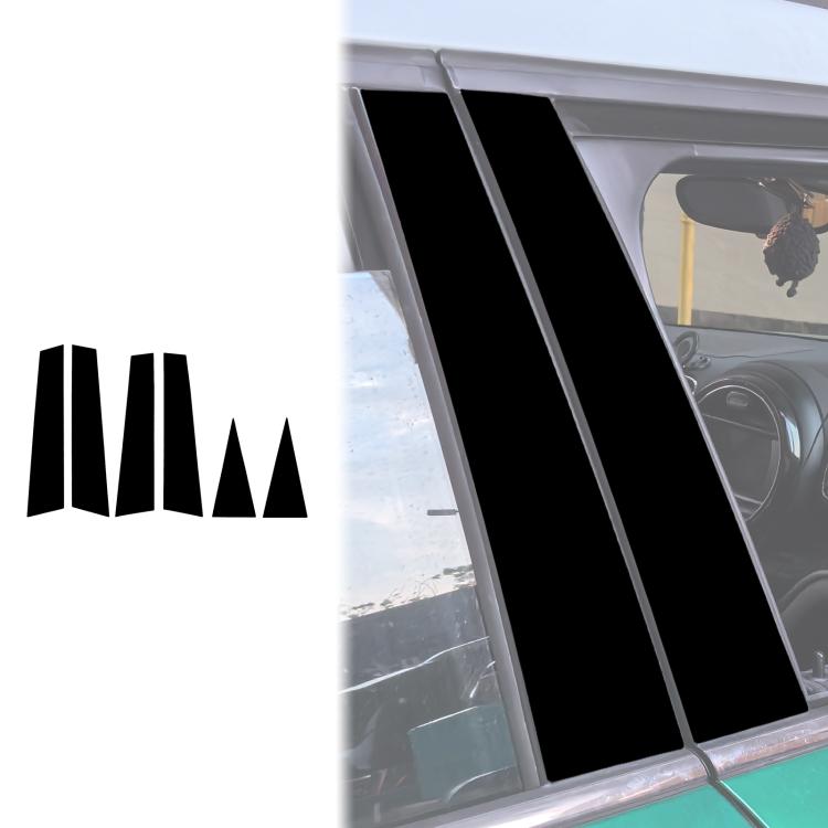 Per BMW Mini F60 2017-2023 6 pezzi/set adesivo decorativo universale per montante B con guida a sinistra e a destra