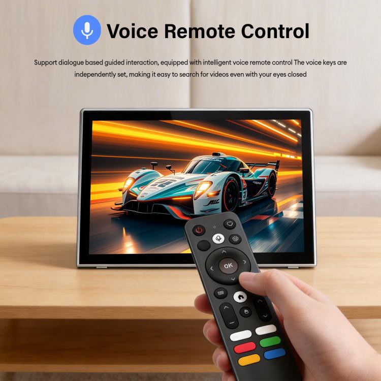 EMODERN 15.6-Inch Android 15 Portable Smart TV Supports Voice Remote Control, US Plug, EU Plug