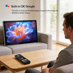 EMODERN 15.6-Inch Android 15 Portable Smart TV Supports Voice Remote Control, US Plug, EU Plug
