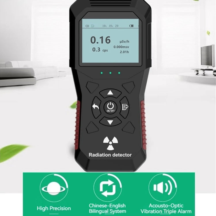 Misuratore radiazioni FY803 Geiger ricaricabile